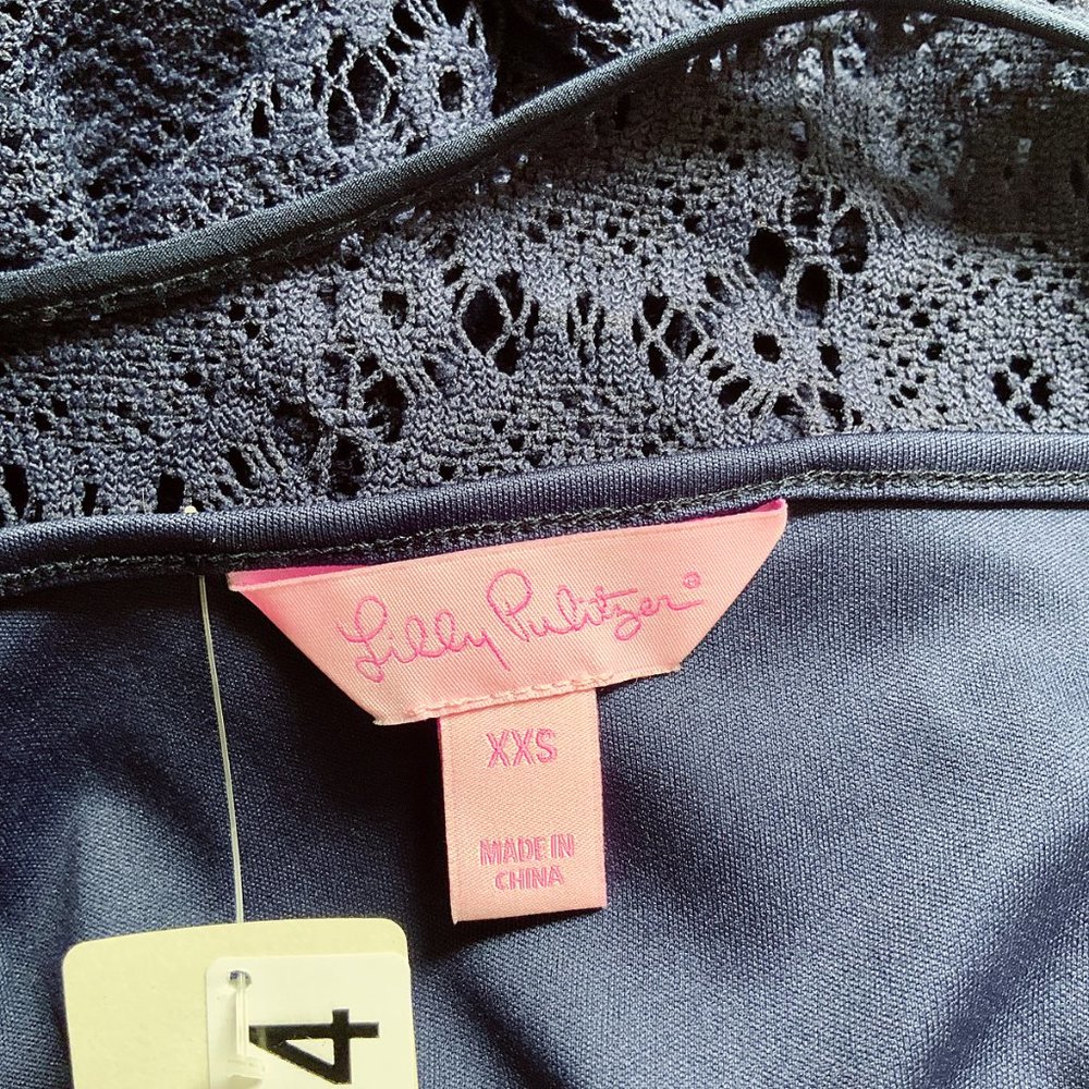 🐈 LILLY PULITZER Breakers Lace Topanga Dress - Picture 4 of 10